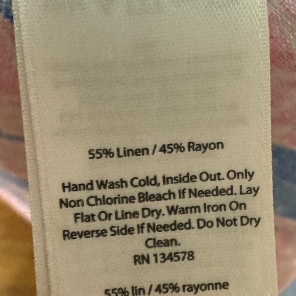 Vineyard Vines Palm Leaf Maxi Dress Size 4 - Picture 4 of 5